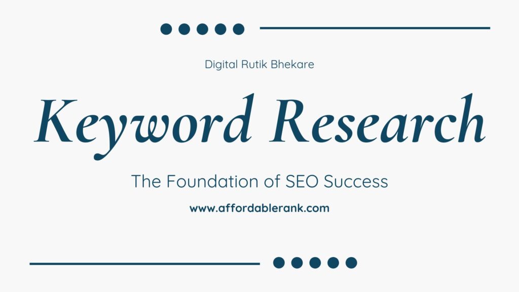 Keyword Research